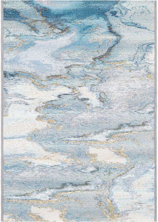 2' x 8' Easy-Clean Modern Indoor / Outdoor Runner Rug