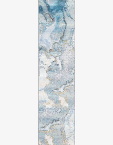 2' x 8' Easy-Clean Modern Indoor / Outdoor Runner Rug