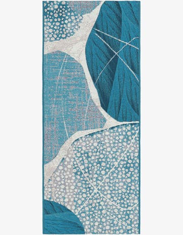 2' x 5' 1 Easy-Clean Modern Indoor / Outdoor Runner Rug