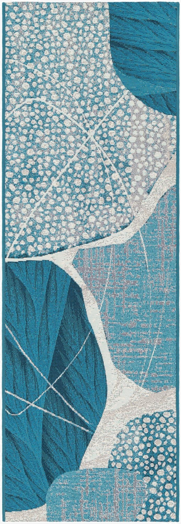 2' x 6' 1  Washable Modern Indoor / Outdoor Runner Rug