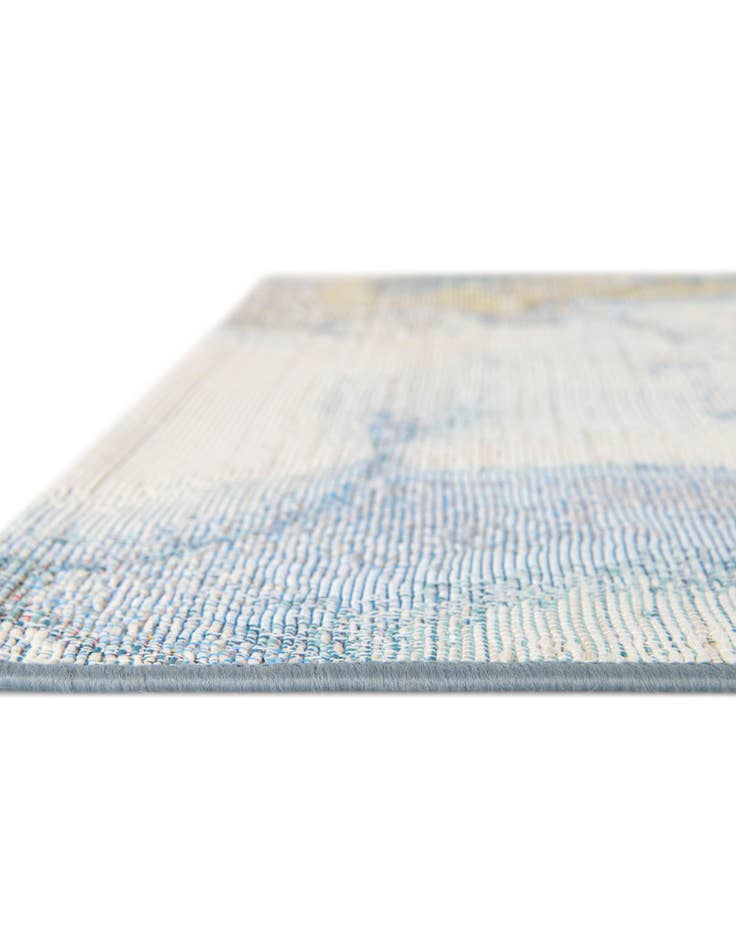 Detail image of 7' 10 x 7' 10  Washable Modern Indoor / Outdoor Square Rug