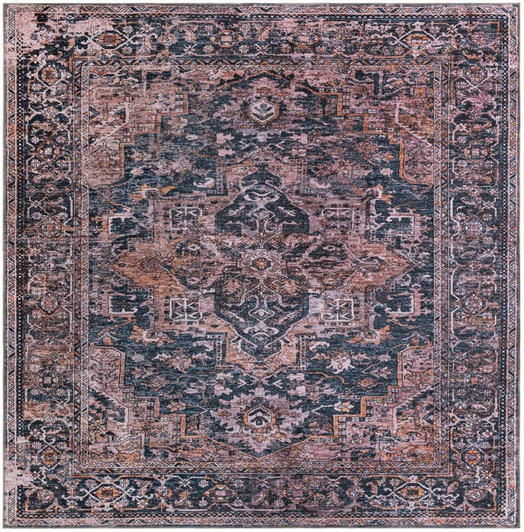 Detail image of 7' 10 x 7' 10 Yara Square Rug