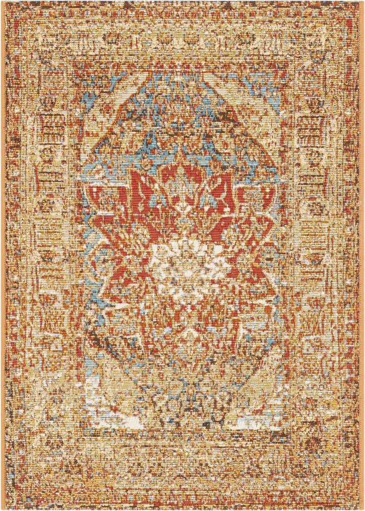 2' x 3' Easy-Clean Traditional Indoor / Outdoor Rug