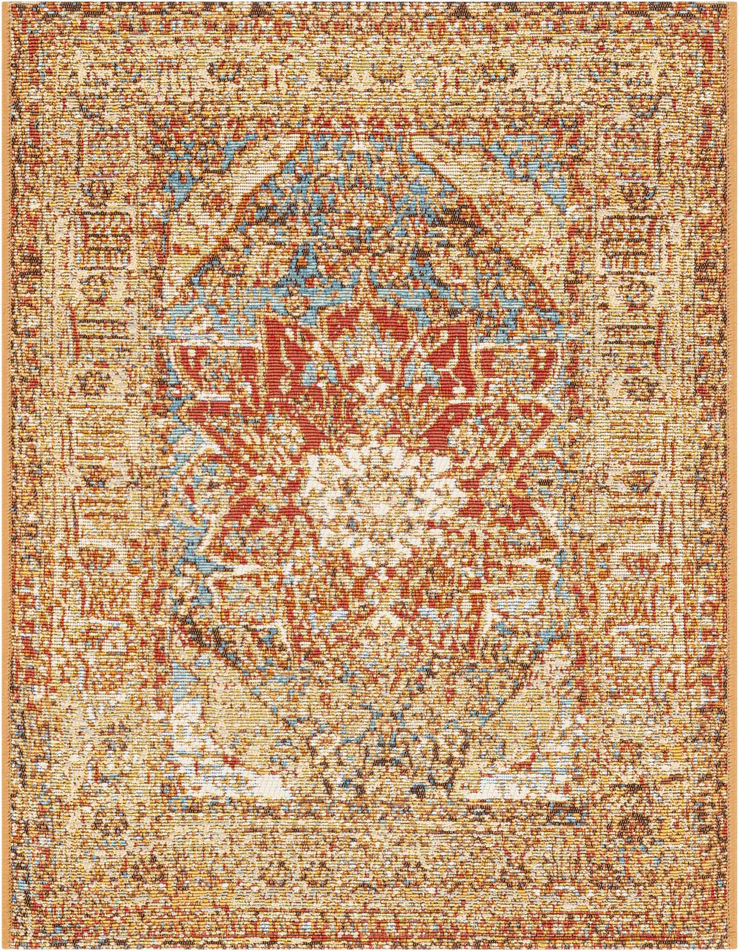 2' x 3' Easy-Clean Traditional Indoor / Outdoor Rug