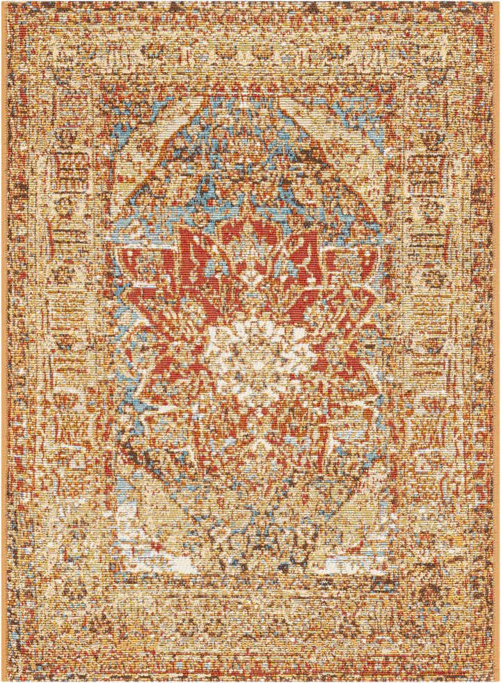 2' x 3' Easy-Clean Traditional Indoor / Outdoor Rug