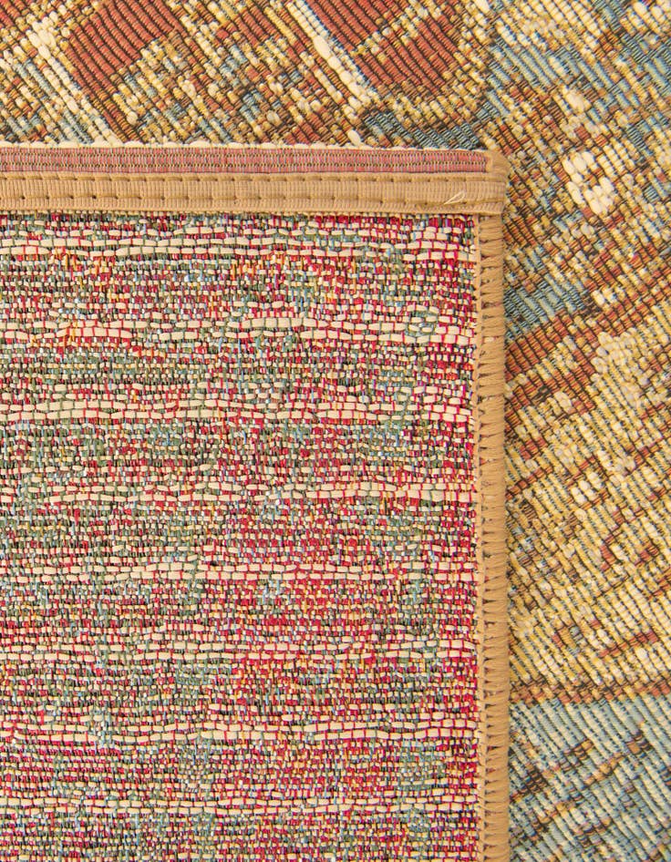 Detail image of 2' x 6'  Washable Traditional Indoor / Outdoor Runner Rug