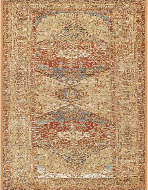 Detail image of 2' x 8' Easy-Clean Traditional Indoor / Outdoor Runner Rug