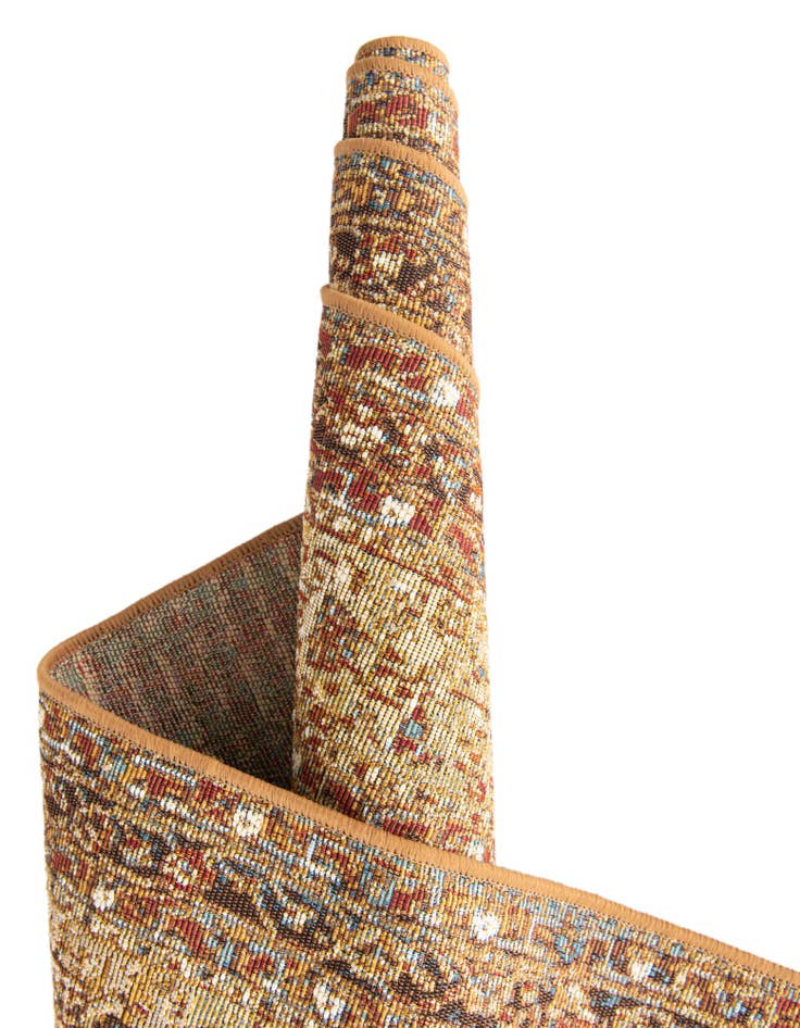 Detail image of 10' x 10'  Washable Traditional Indoor / Outdoor Square Rug