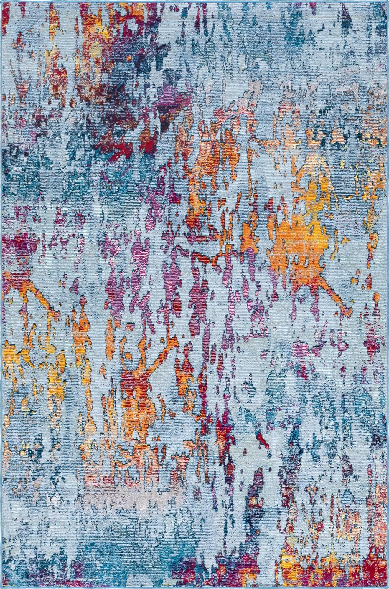 Rug Blue and Multicolored Swatch link