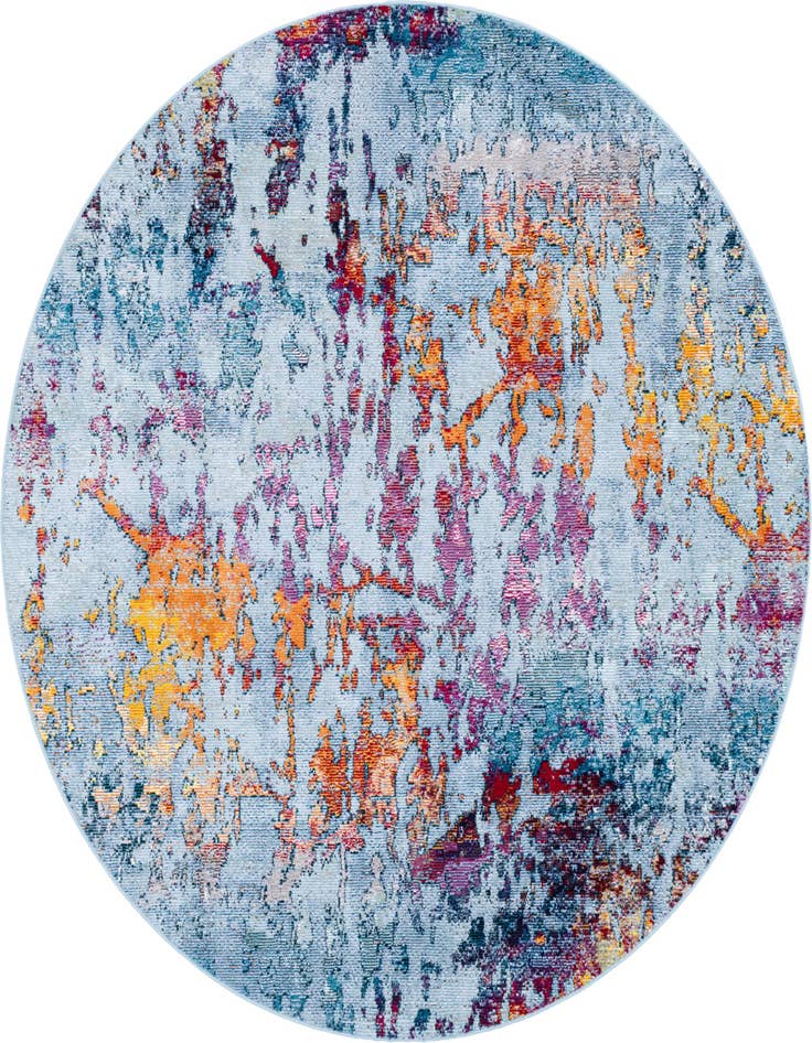 Detail image of 7' x 7' Starlight Round Rug