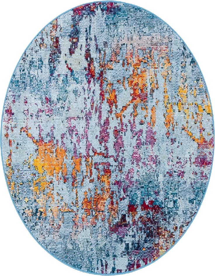 Detail image of 4' x 4' Starlight Round Rug