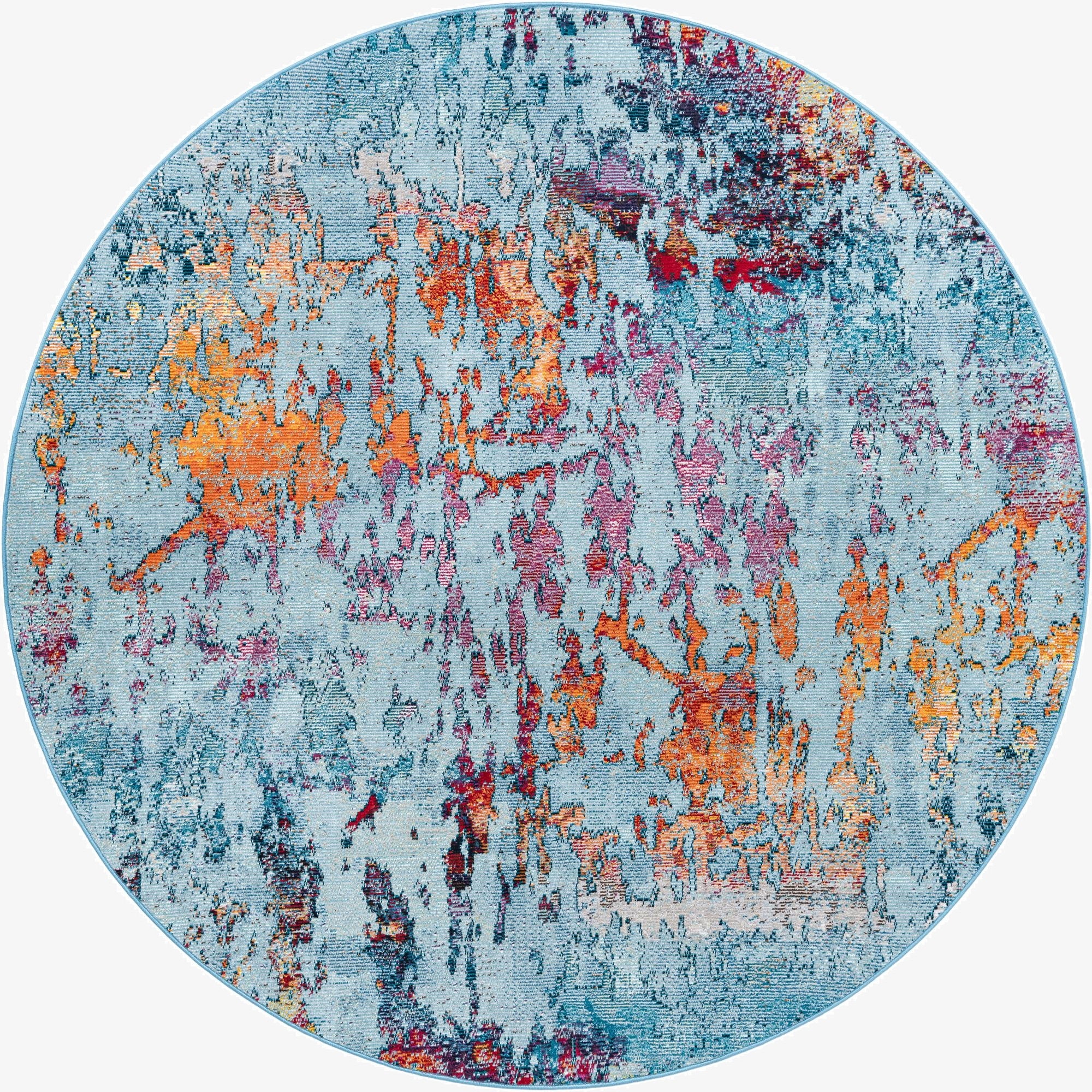 7' x 7' Starlight Round Rug