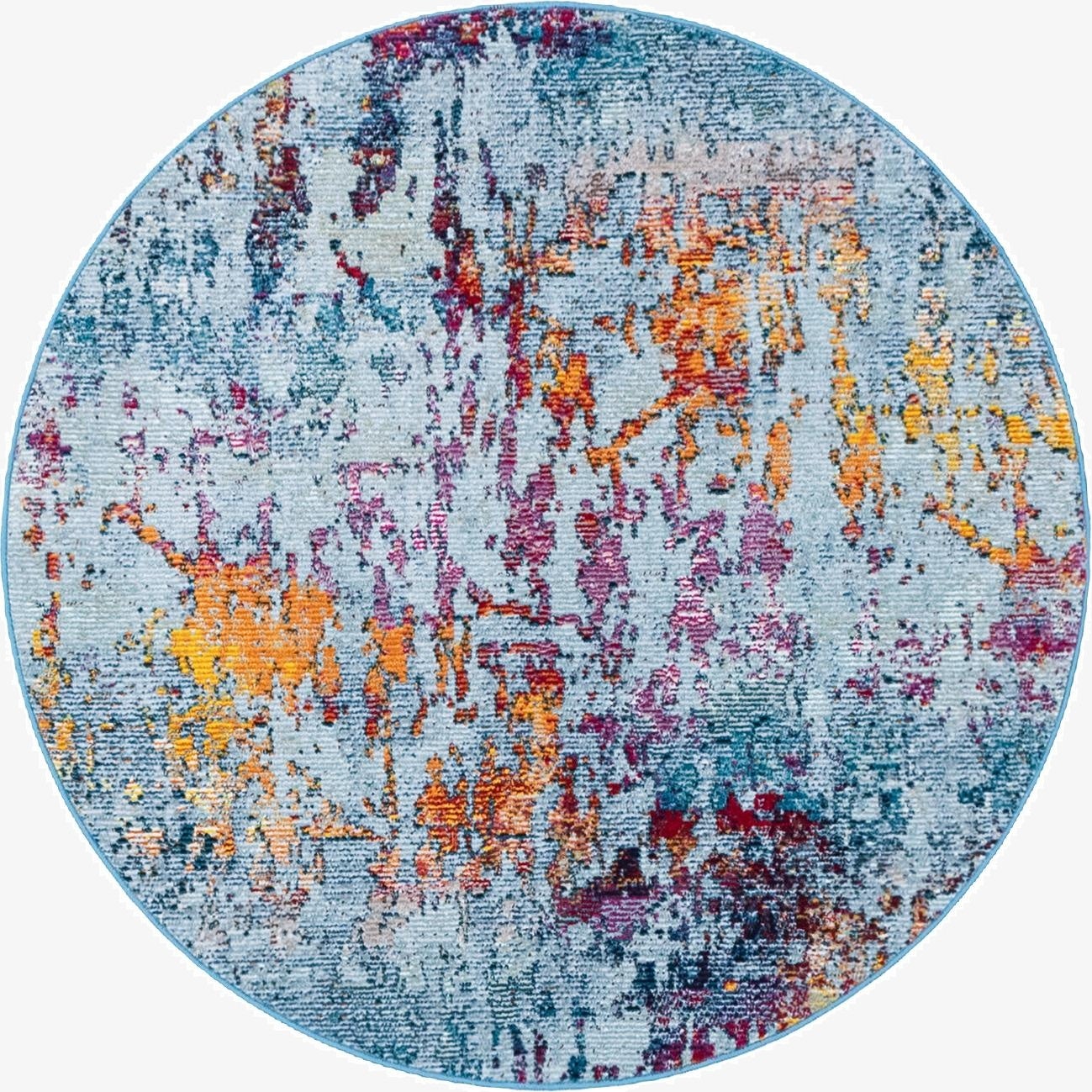 4' x 4' Starlight Round Rug