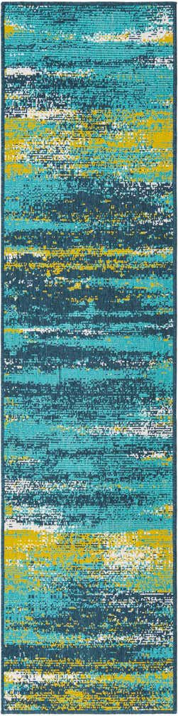 2' x 8' Easy-Clean Coastal Indoor / Outdoor Runner Rug