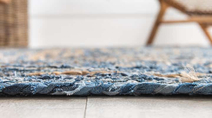 60cm x 95cm Handgefertigt Braided Chindi Teppich