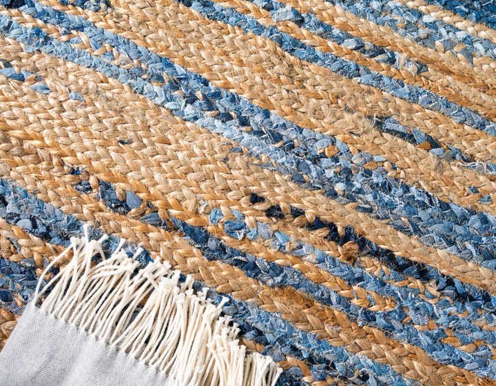 75cm x 185cm Handgefertigt Braided Chindi Läufer Teppich