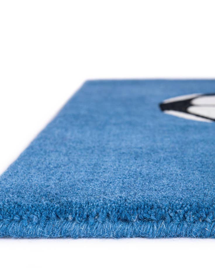 Detail image of 4' 1 x 6' 1 Playtime Kids Wool Freeform Rug
