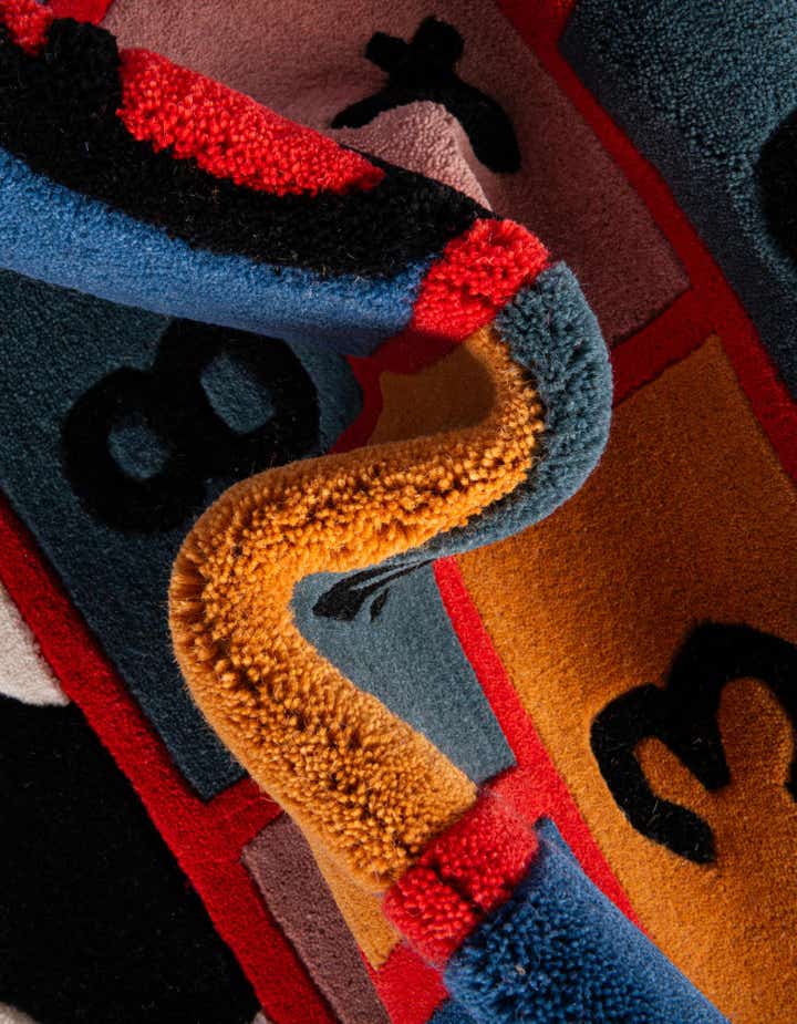 4' 1 x 6' 1 Playtime Kids Wool Freeform Rug