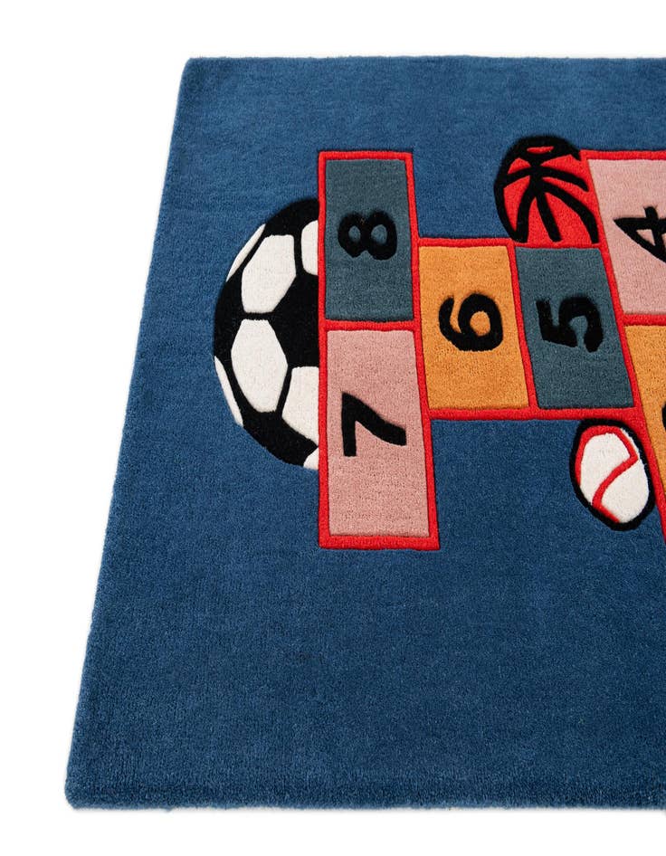 Detail image of 3' x 5' Playtime Kids Wool Rug