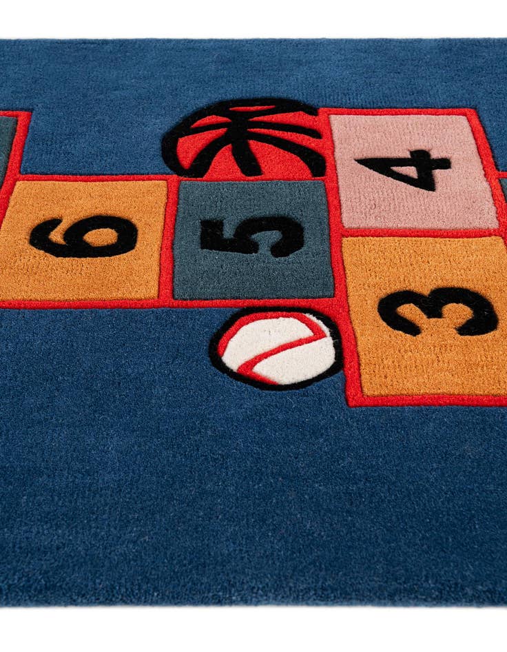 Detail image of 3' x 5' Playtime Kids Wool Rug
