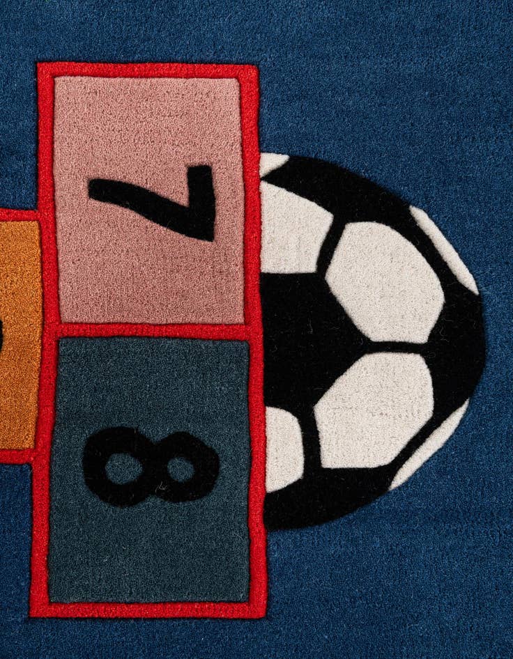 Detail image of 3' x 5' Playtime Kids Wool Rug