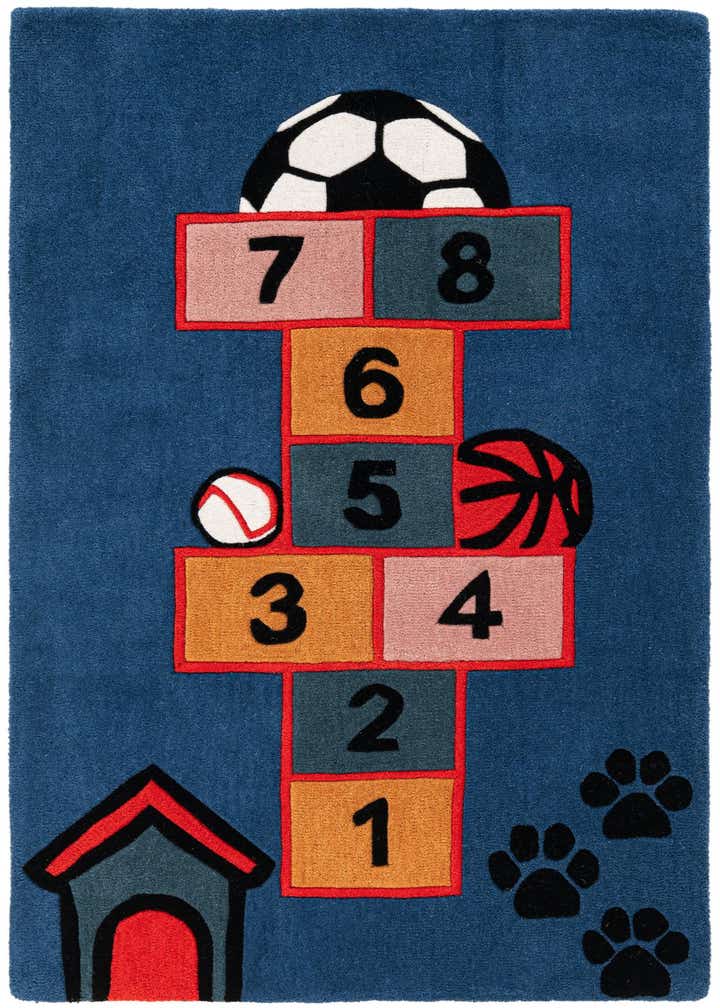 3' x 5' Playtime Kids Wool Rug