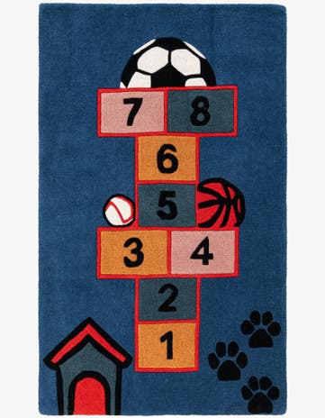 3' x 5' Playtime Kids Wool Rug