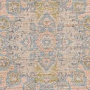 Rug Blue and Peach Swatch link