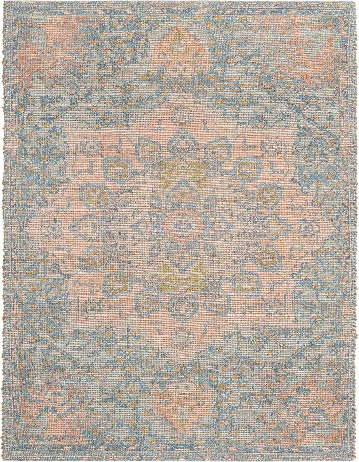 Detail image of 9' x 12' Hand Woven Chenille Jute Rug