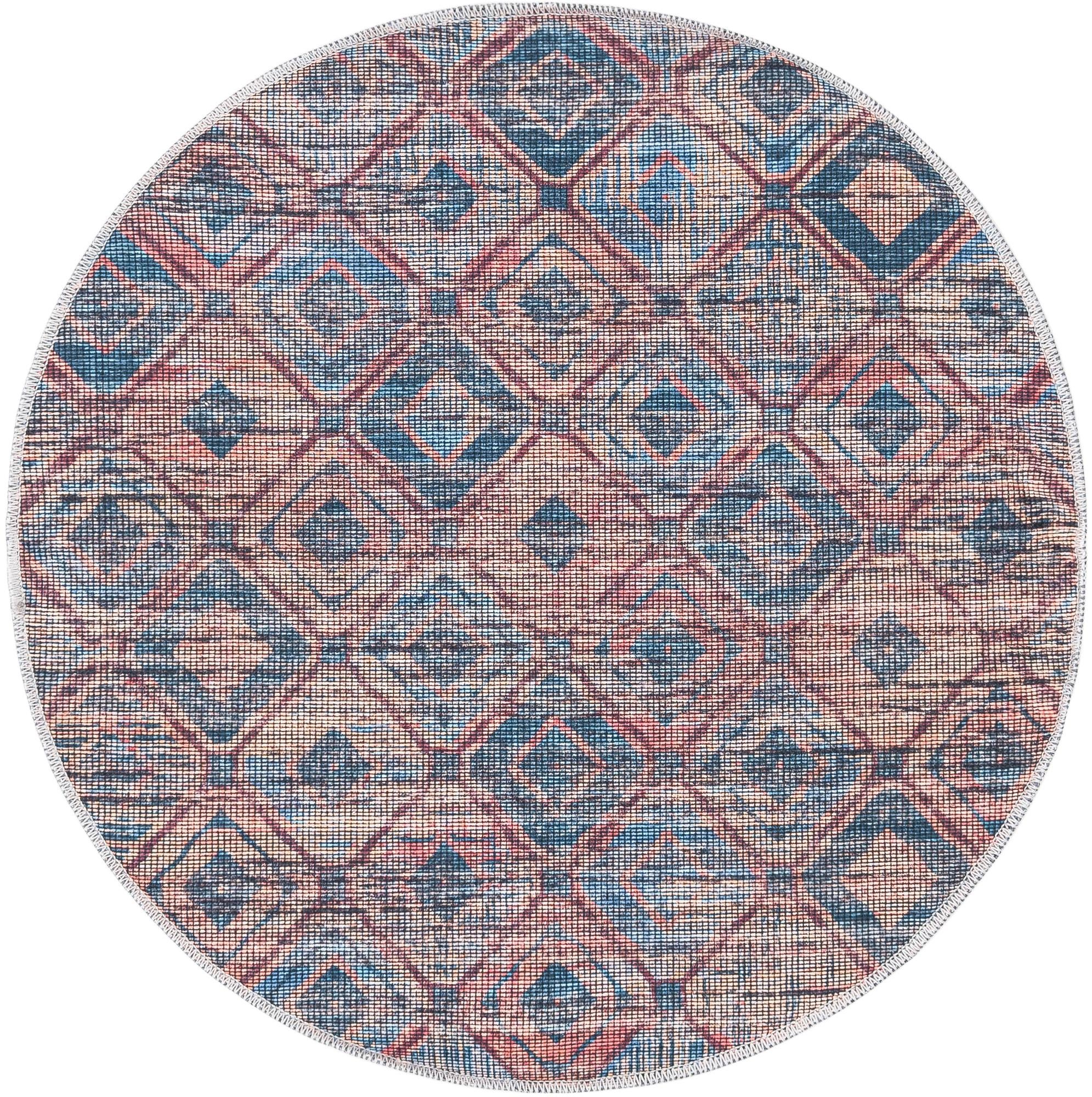 3' 3 x 3' 3 Washable Sisu Round Rug