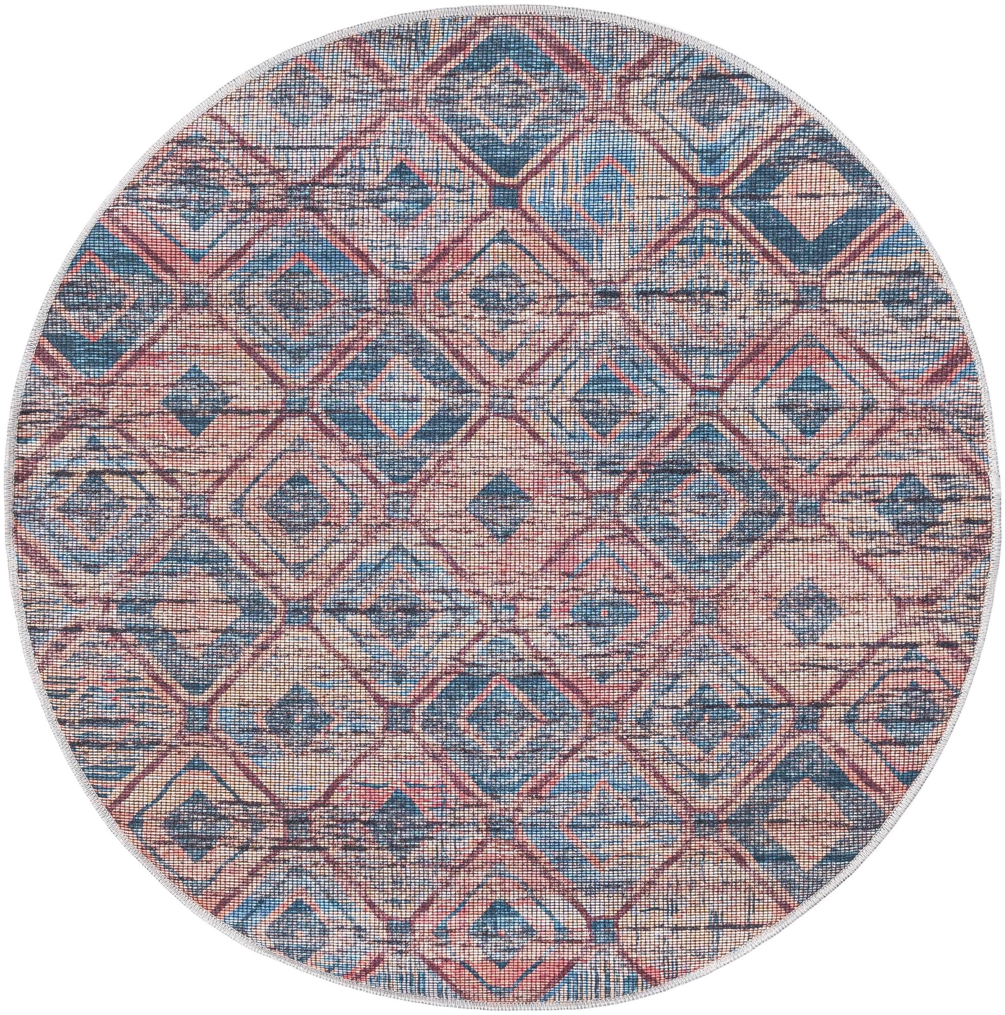 4' x 4' Washable Sisu Round Rug