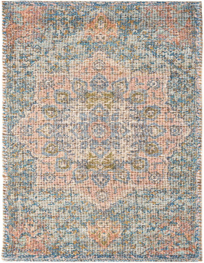 Detail image of 2' 2 x 6' 1 Hand Woven Chenille Jute Runner Rug