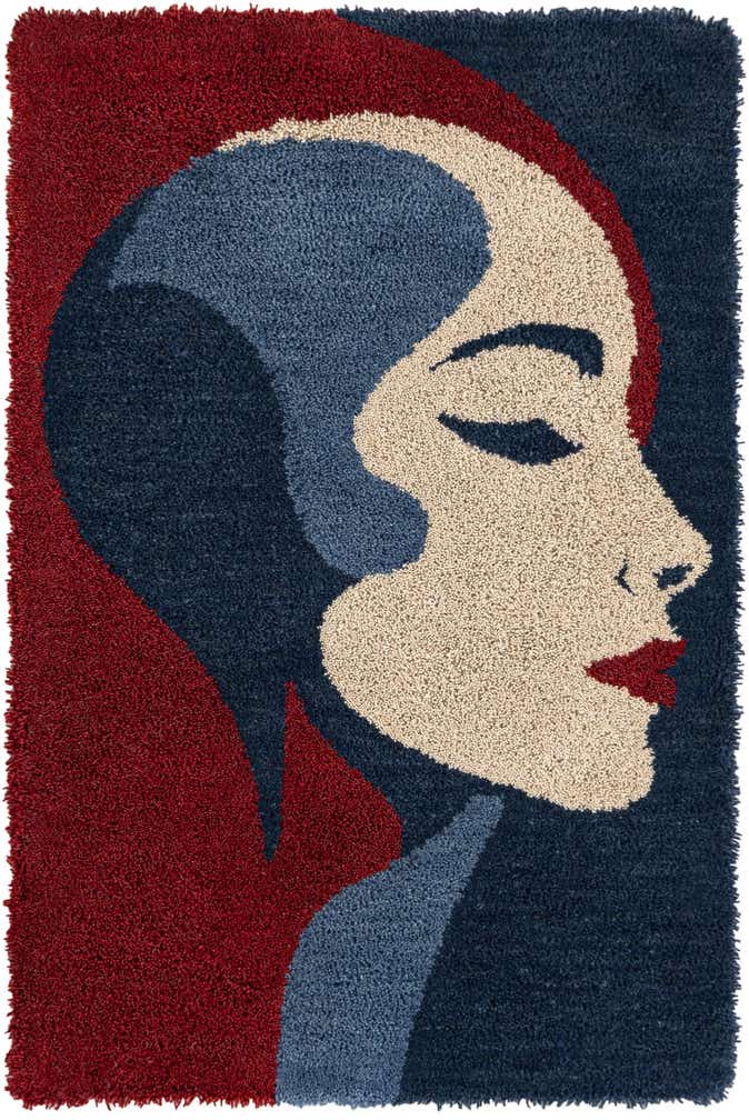 2' x 3' 1 Handtufted Wool Rug