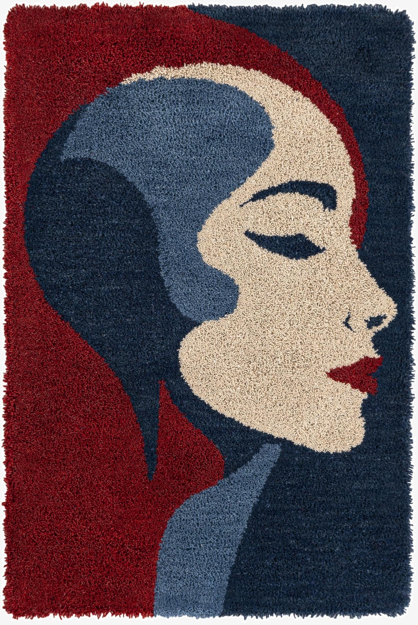 2' x 3' 1 Handtufted Wool Rug