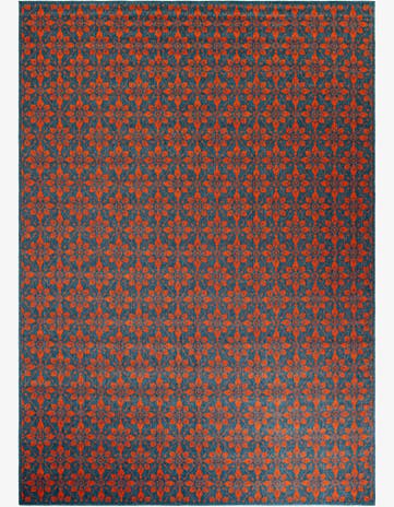 10' x 14' Easy-Clean Lattice Indoor / Outdoor Rug