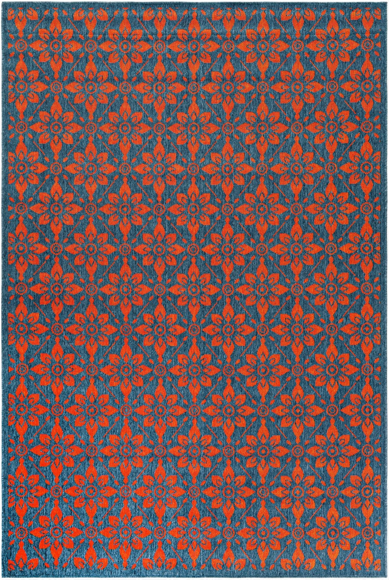 6' x 9' Washable Lattice Indoor / Outdoor Rug