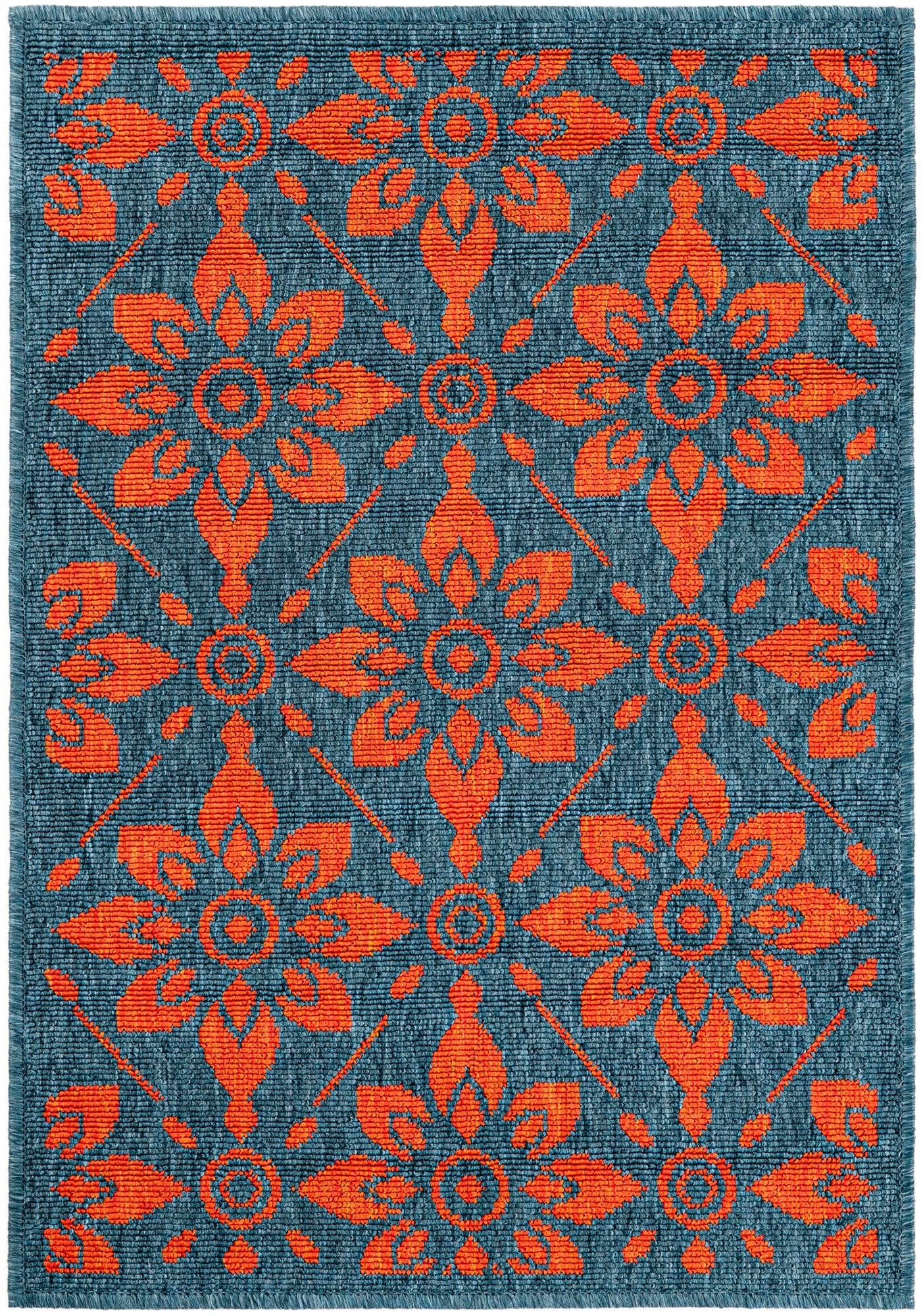 Rug Blue and Red Swatch link