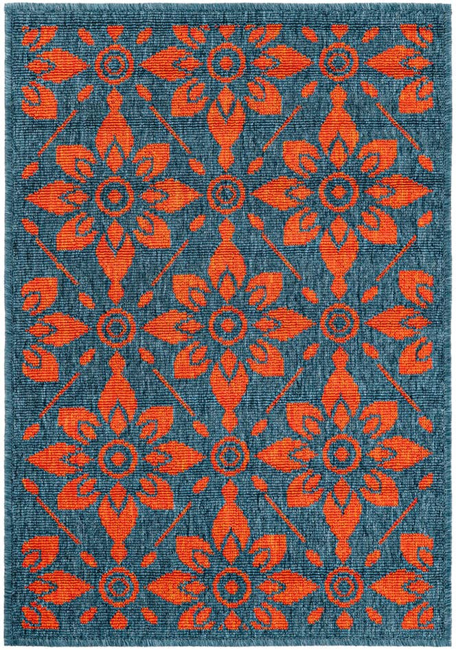 Detail image of 2' x 3' Easy-Clean Trellis Indoor / Outdoor Rug