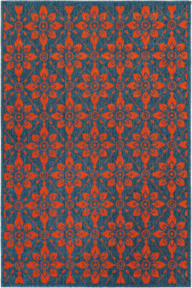4' x 6' Easy-Clean Trellis Indoor / Outdoor Rug