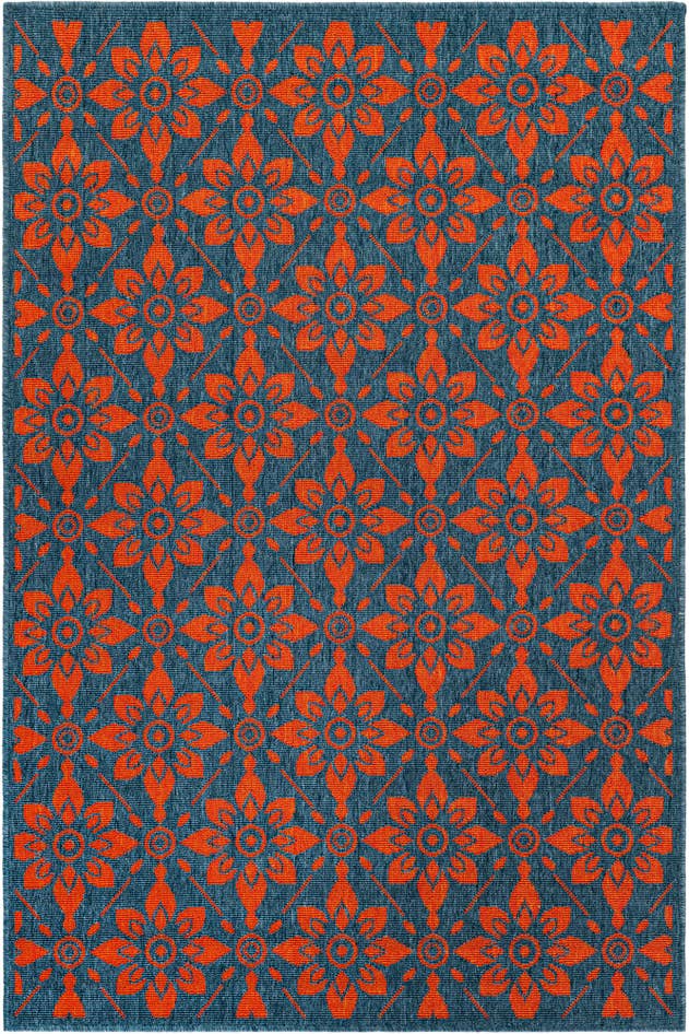 Detail image of 4' x 6' Easy-Clean Trellis Indoor / Outdoor Rug