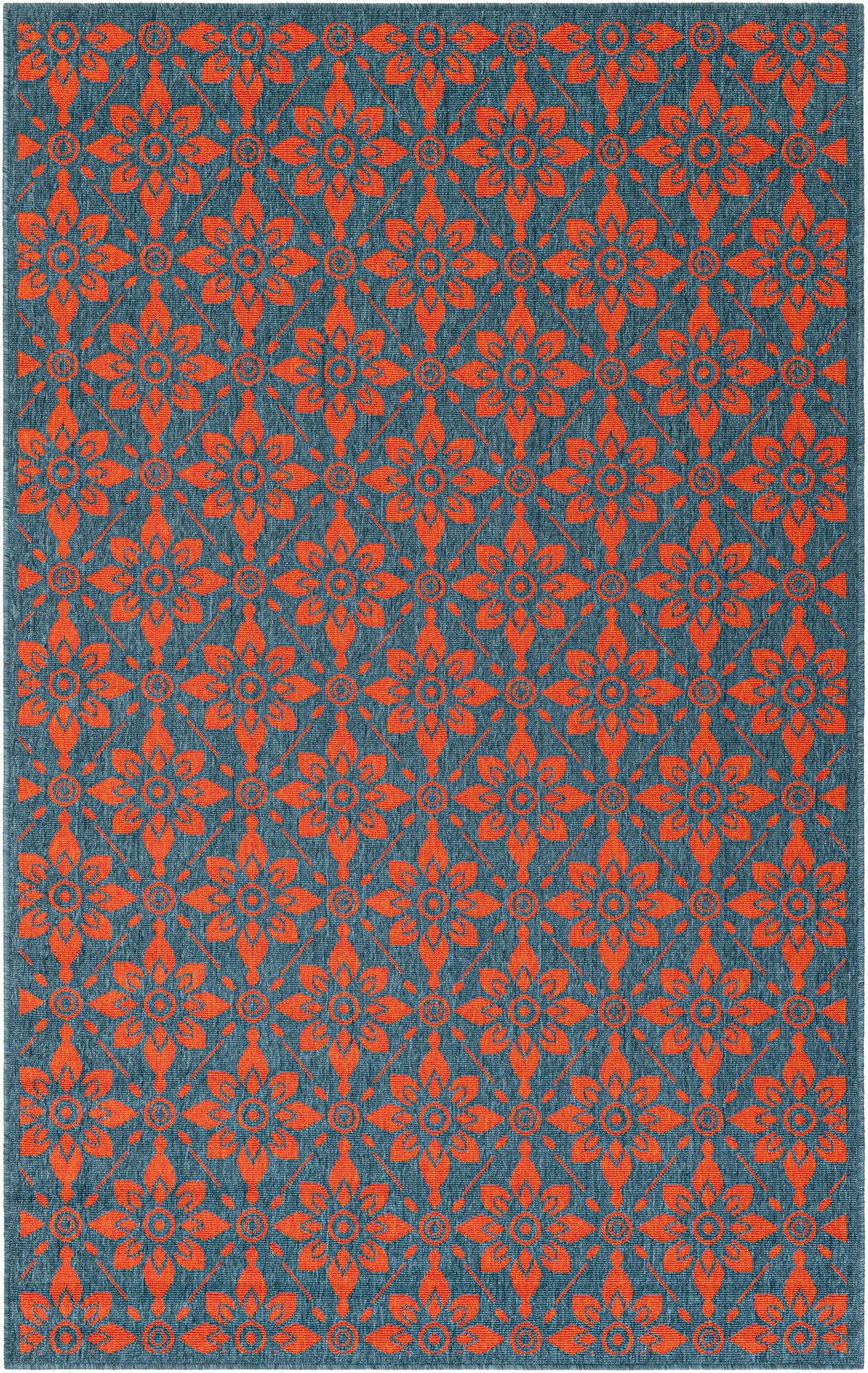 Rug Blue and Red Swatch link