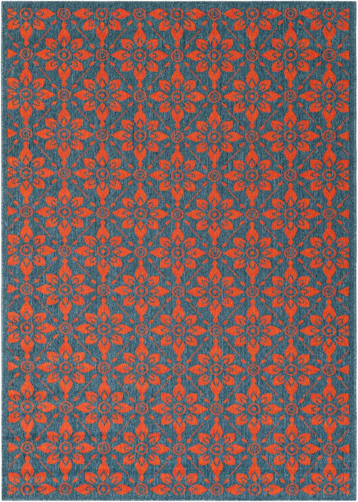 5' x 8' Easy-Clean Trellis Indoor / Outdoor Rug