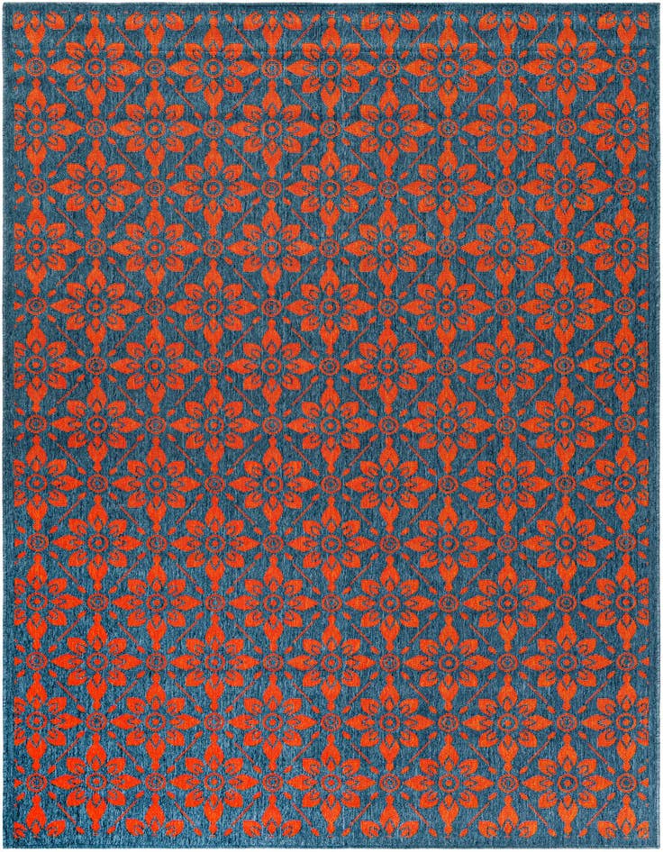 Detail image of 6' x 9' Easy-Clean Trellis Indoor / Outdoor Rug