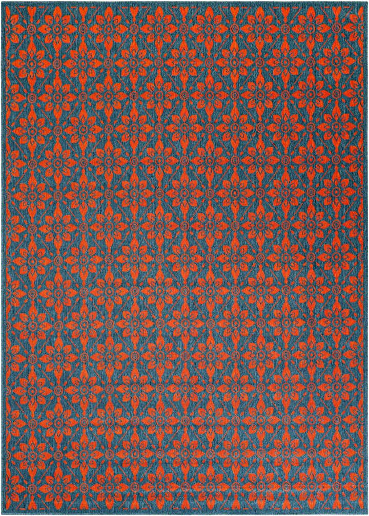 7' 10 x 10' Easy-Clean Trellis Indoor / Outdoor Rug