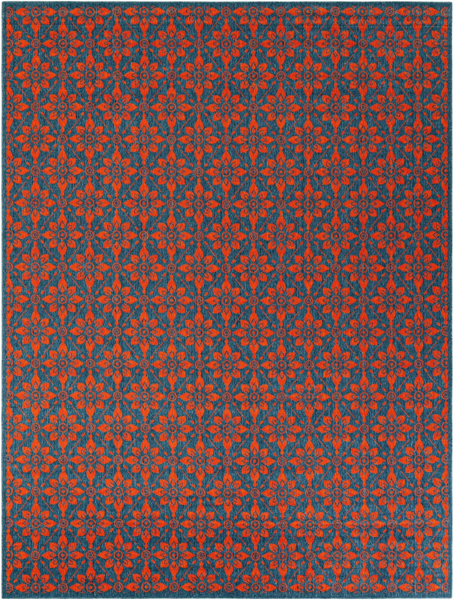 Rug Blue and Red Swatch link
