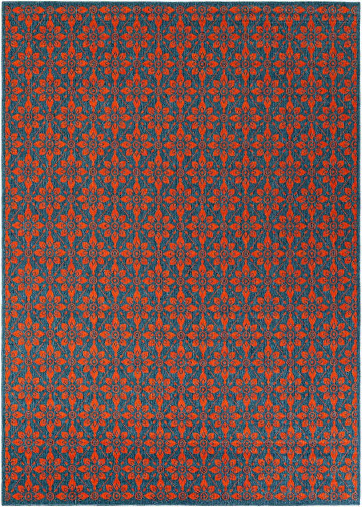 9' x 12' Easy-Clean Trellis Indoor / Outdoor Rug