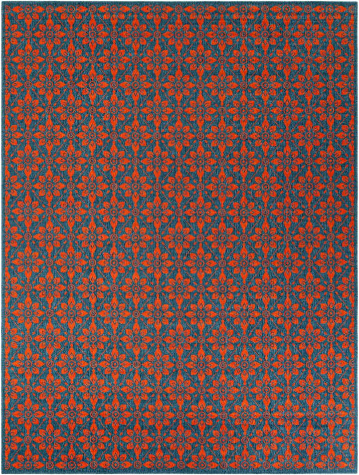 9' x 12' Easy-Clean Trellis Indoor / Outdoor Rug