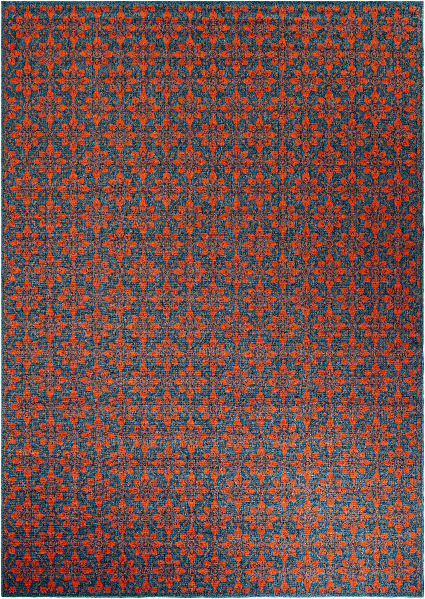 Primary image 10' x 14'  Washable Trellis Indoor / Outdoor Rug