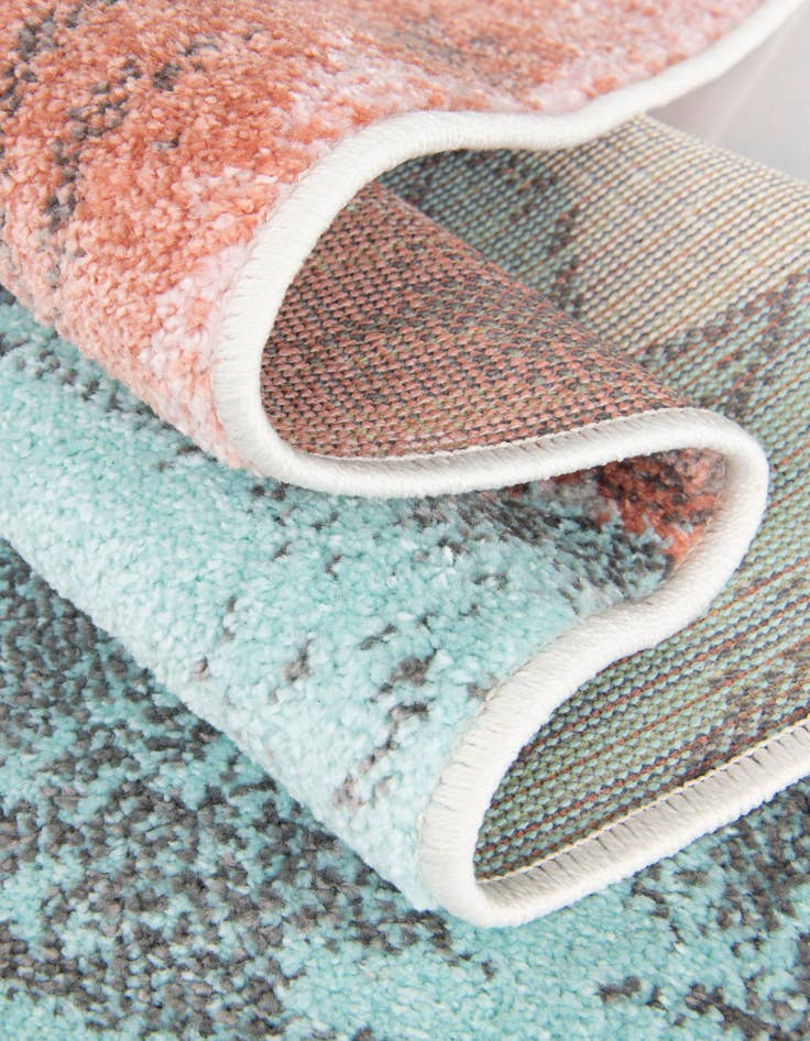 Detail image of 7' 10 x 10' American Flag Whimsy Kids Rug