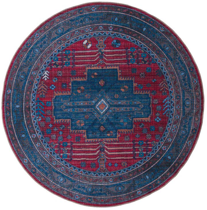 220cm x 220cm Washable Mangata Round Rug